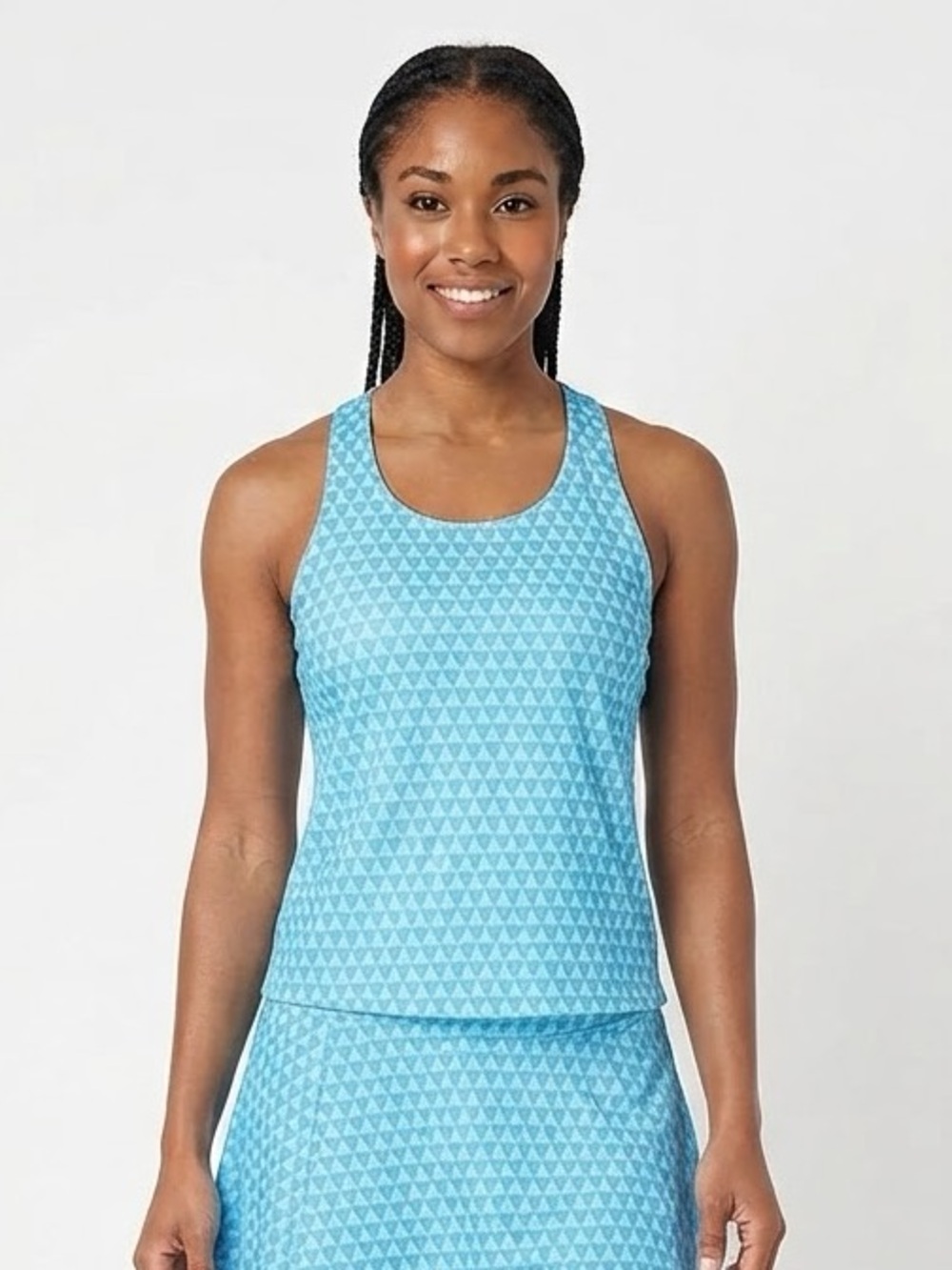 Xersion Womens Mesh Scoop Neck Sleeveless Performance Tank Top